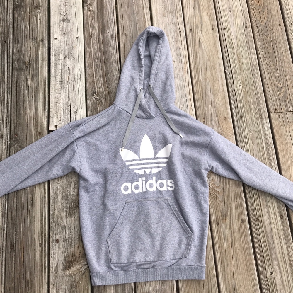 ADIDAS⚡️ grey hoodie